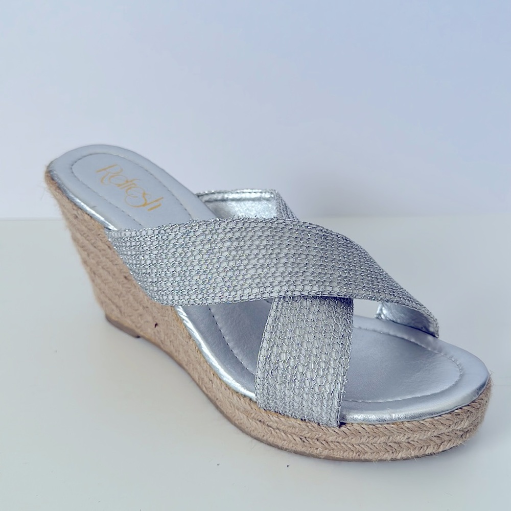 Refresh Sandra Espadrille Wedge Slip On Sz 9